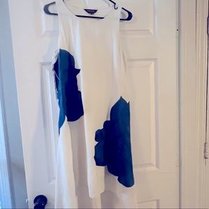 Flowy floral hi-low dress